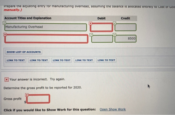 job cost sheets of Cinta Company contained the following data. Job Direct