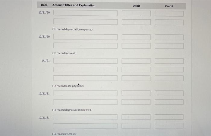 information concerns the lease agreement. 1. The agreement requires equal rental payments