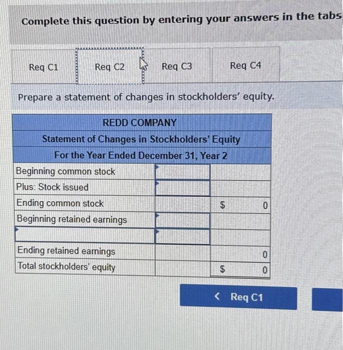 Complete this question by entering your answers in the tabs Dero Prepare