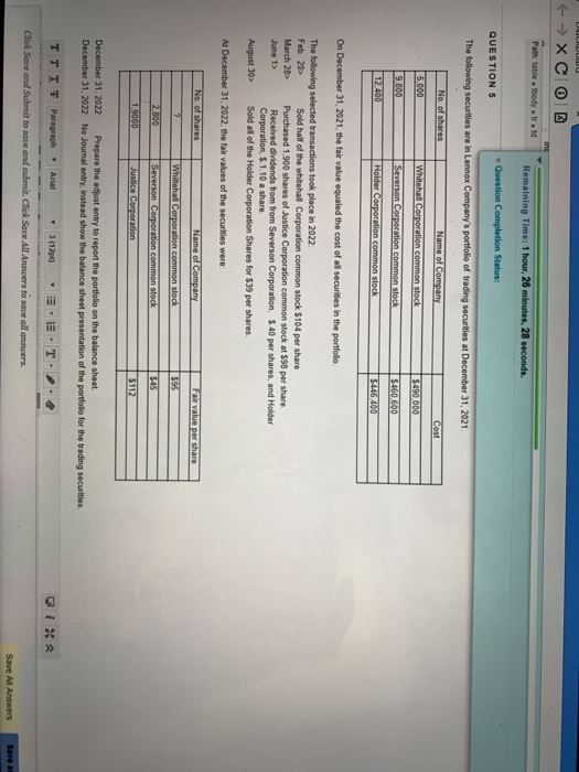  URILN 4 XCO In Path table body trid Remaining Time: 1