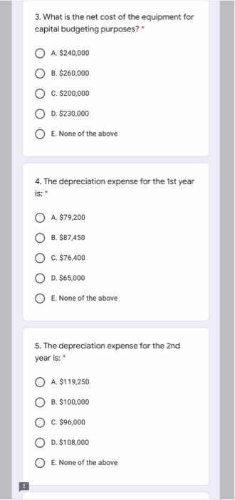 Software is considering an expansion project that has a life of four