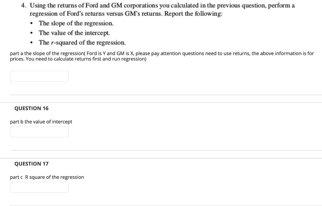 Ford Corp. and GM Corp. 1 2 3 4 5 6 7