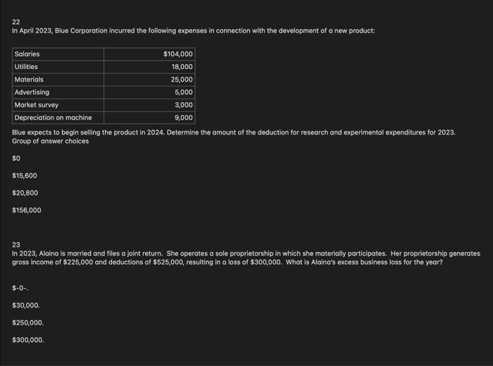  Why is the R&D expense total $156K and not $164K ($104+18+25+5+3+9=