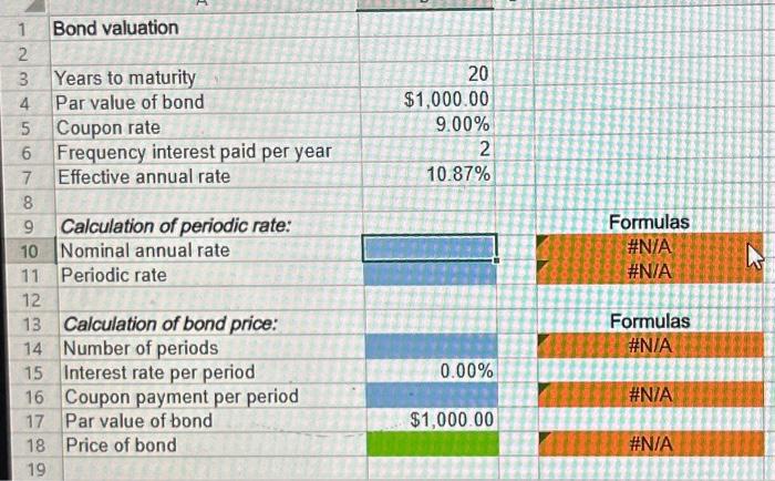  Excel Online Structured Activity: Bond valuation You are considering a 20-year,