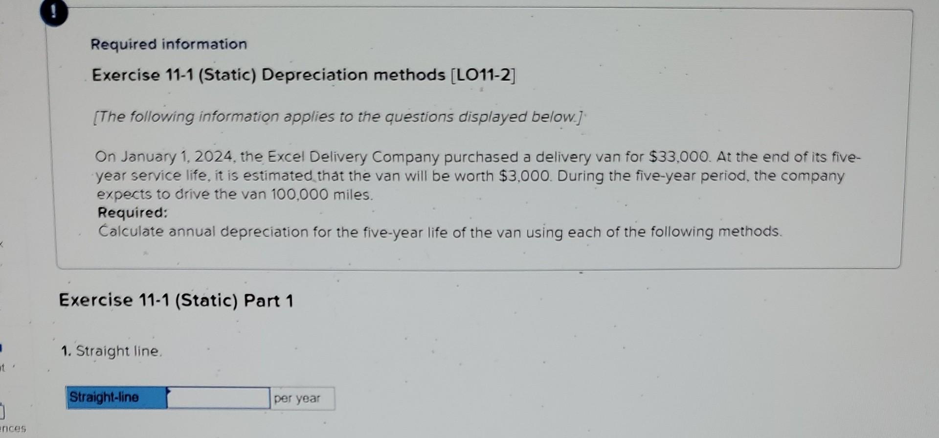 [LO11-2] [The following information applies to the questions displayed below.] On January