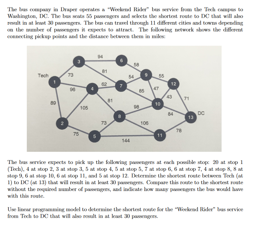 After formulating the linear programming model, please use EXCEL to solve the