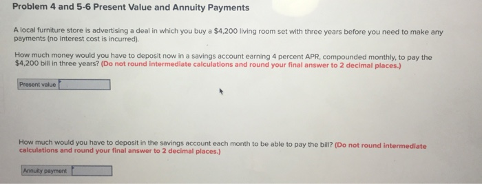 a car for $18,500 three years ago using a 4-year loan with