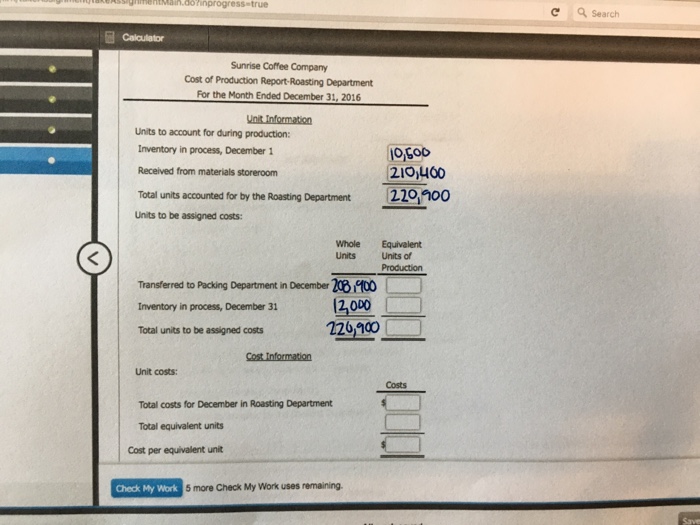 regards to the cost of production report. Thank you Bookmarks Tools Window