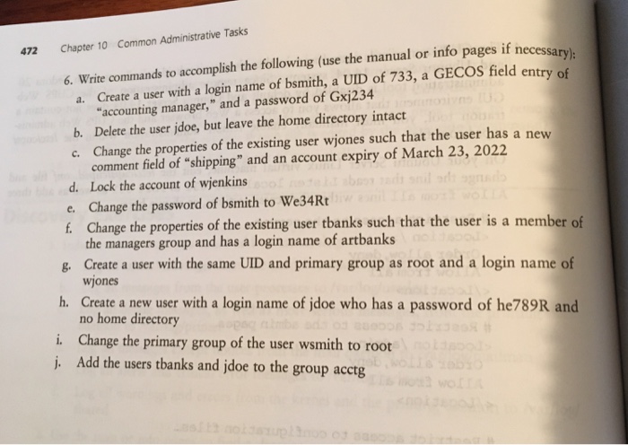  This is for fedora 20 Linux Chapter 10 Common Administrative Tasks