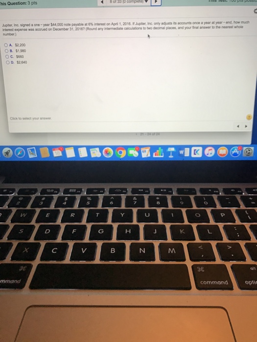  Jupiter, Inc. signed a one-year exist44,000 note payable at 6% interest