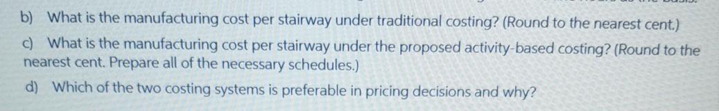 2022 are as follows: Overhead Cost Pools Amount Purchasing $70,000 Handling materials