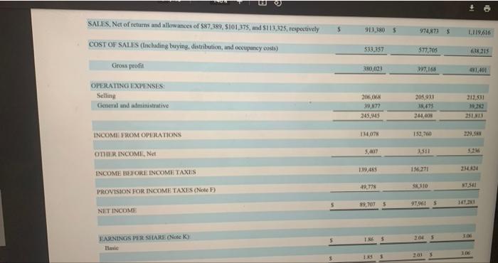 and for buildings? Answer is complete and correct. Property and equipment Buildings