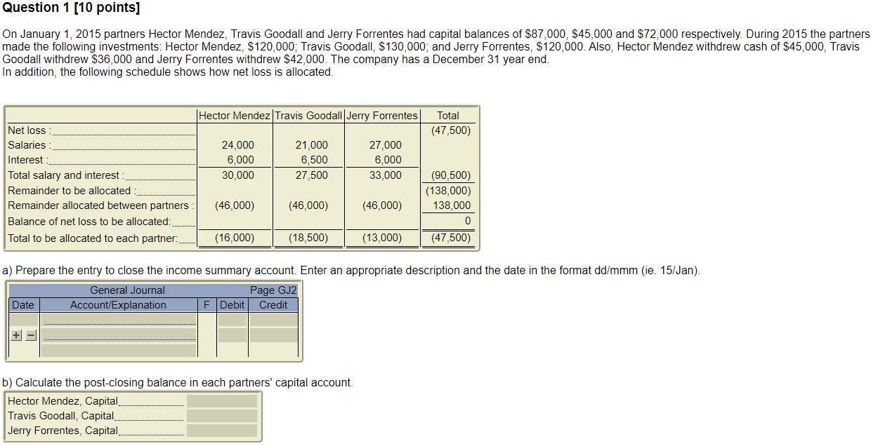 please show any necessary calculation or formula Question 1 [10 points] On