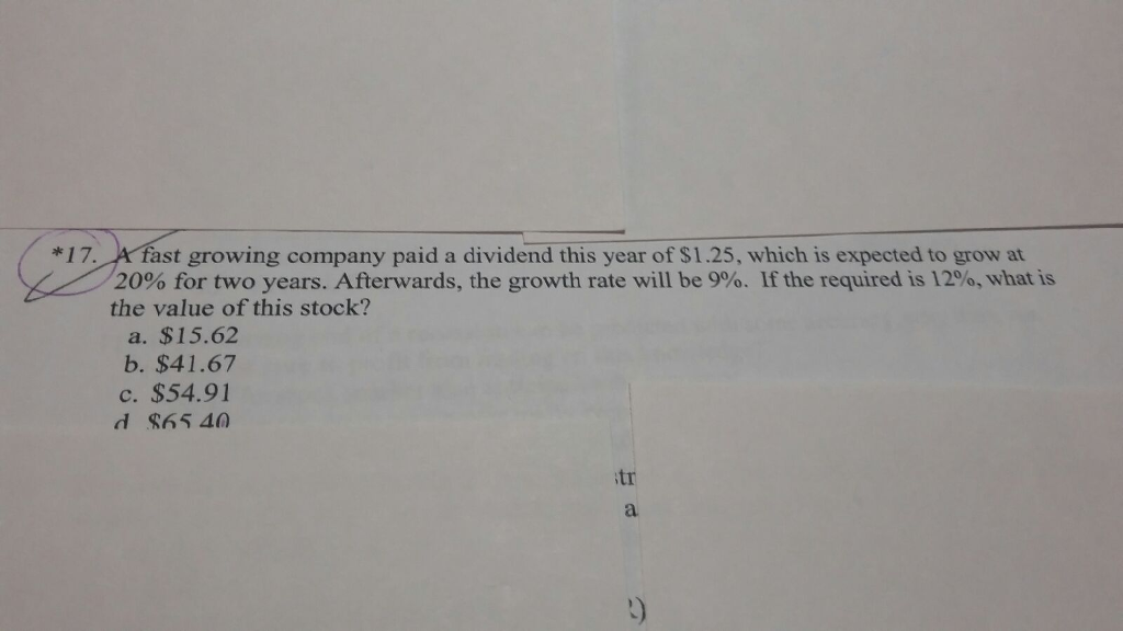 Double checking these to see if the answer circled is correct or