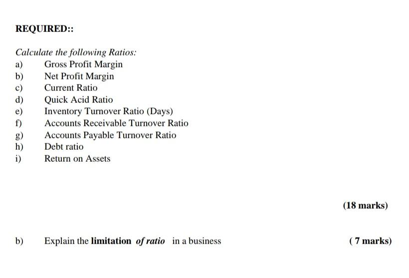 and its interpretation, the financial statements if ABC Bhd is provide in