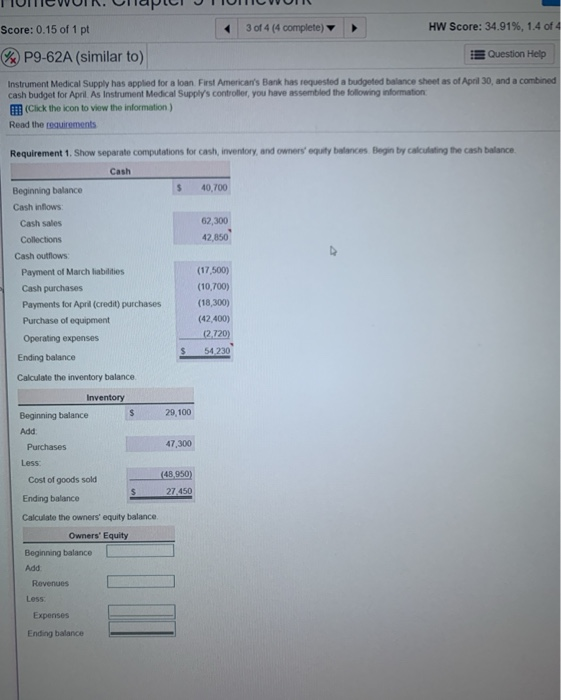 I need help solving Owner's equity MIUMCVUI. Ulepici JTMTCW + 3 of