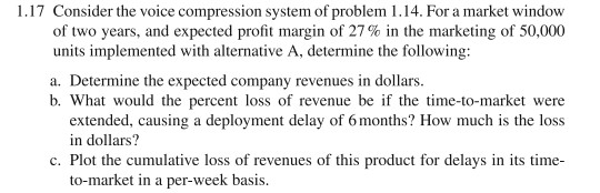 Microprocessors 1.17 Consider the voice compression system of problem 1.14. For a