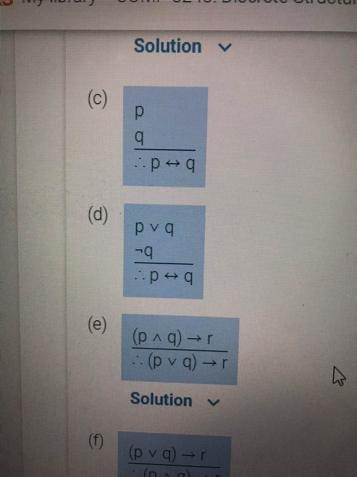 Indicate whether the argument is valid or invalid. For valid arguments, prove