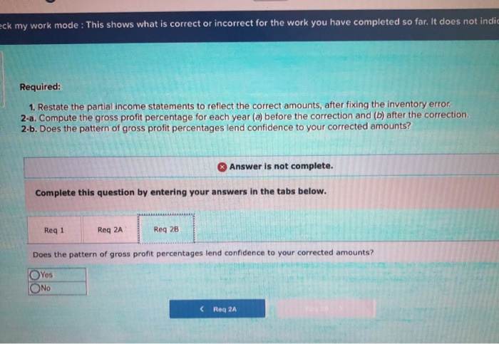 que Partial income statements for Sherwood Company summarized for a four-year period