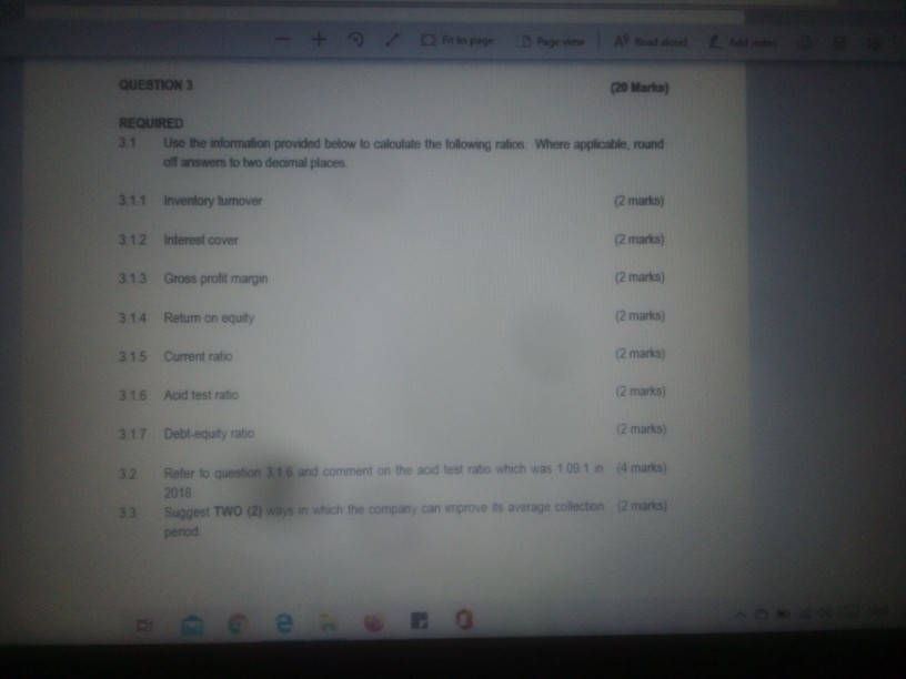 please help with question 3 and please show workings QUESTION 3