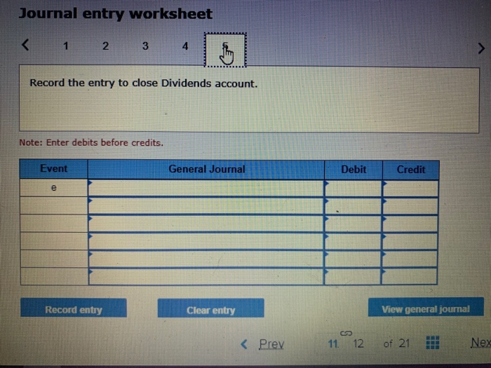value common shares for $2 per share. e. Closed the Dividends account.