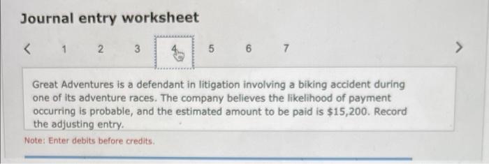 - Additional interest for flive months needs to be accrued on the