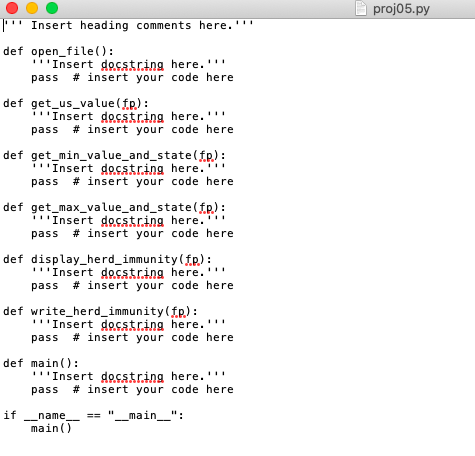 Functions 2. File input and output 3. try-except Assignment Background Vaccinations have