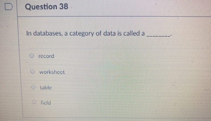 -SUMB10:B1, is called alo) operan function operator formula | Question 38 In
