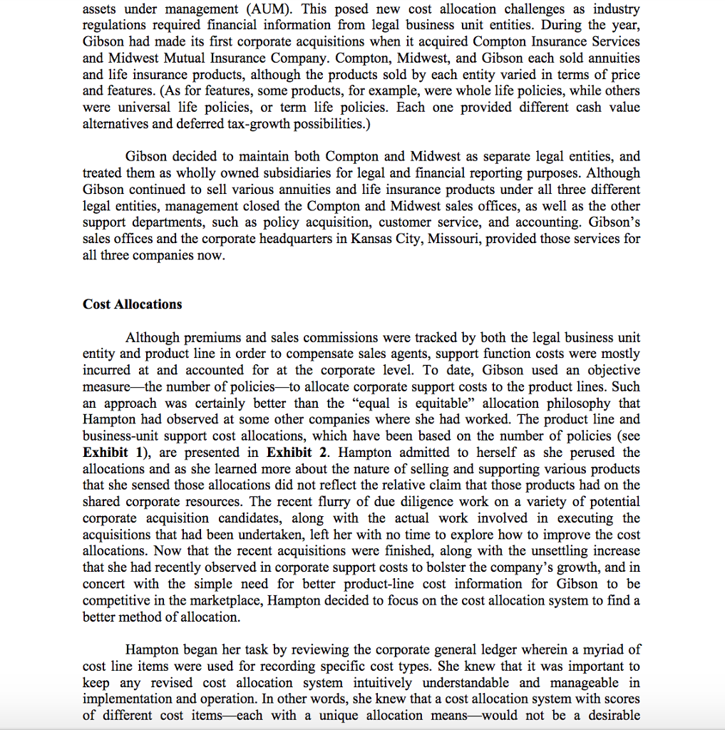 controller for Gibson Insurance Company, faced a challenging task at the end