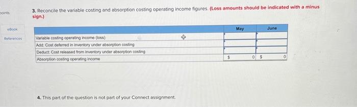 customer's ear. Cost data for the product follow: 10 19 5 5