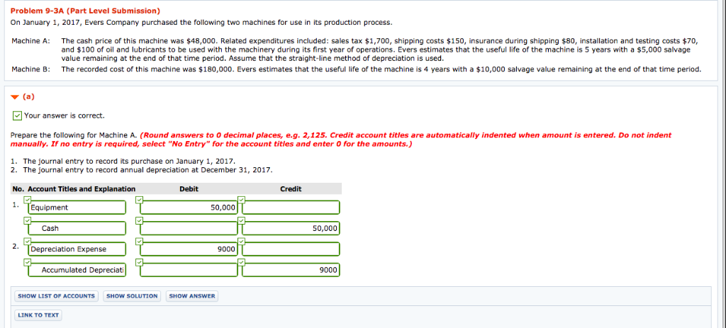 I need help with part B. Thank you Problem 9-3A (Part Level