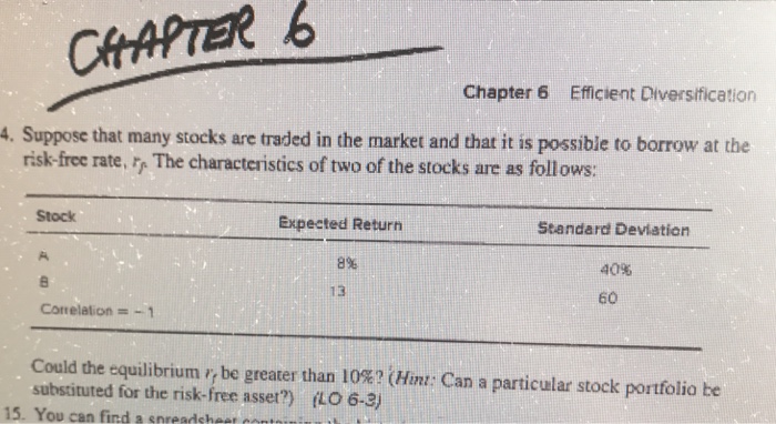 6%, $1 Discount Store Company Everything SB Forecast return 12% Standard deviation