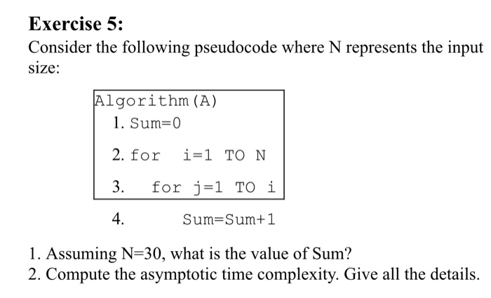  Please justify how calculating the sum on the code give all