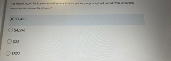  This course is called Principles of Finance! Please answer the questions