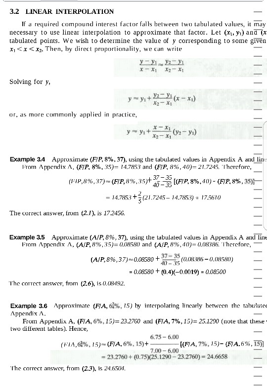 " (A/R i%, n) = (A/F, i%,n) + i (3.5) lim (A/P,