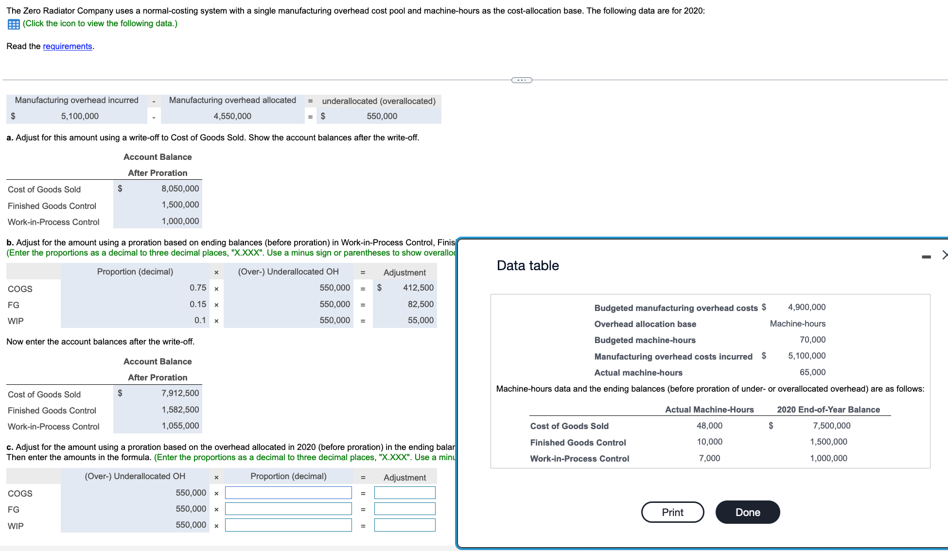  Just need requirement C. 