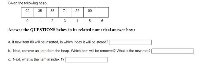 Data Structure , HELP PLEASE & just give me the final answer