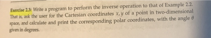 please I need help with Python programming Exercise 2.3: Write a program