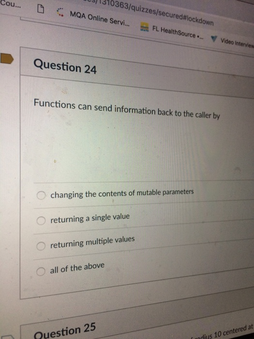  Python esn 310363 cou [ /quizzes/secured#lockdown MQA Online Servi FL HealthSource
