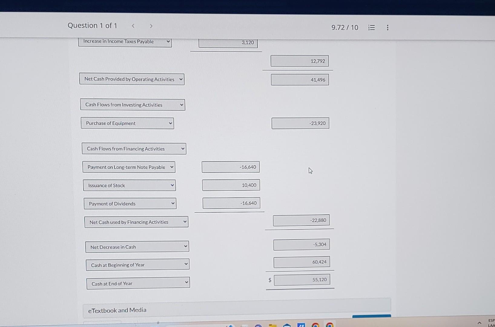 answer? CraneCompany runs a retail company and recently completed its third year