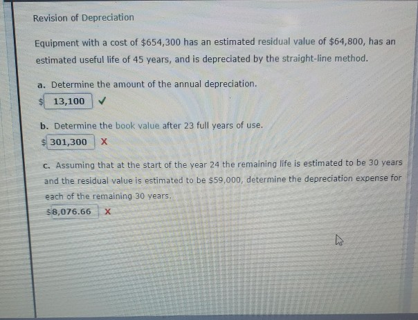 time please and make sure it is readable. thank you. Straight-Line Depreciation