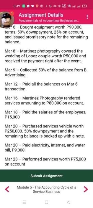 Accounting, Business an.... Description On an EXCEL FILE, Journalize the following transactions: