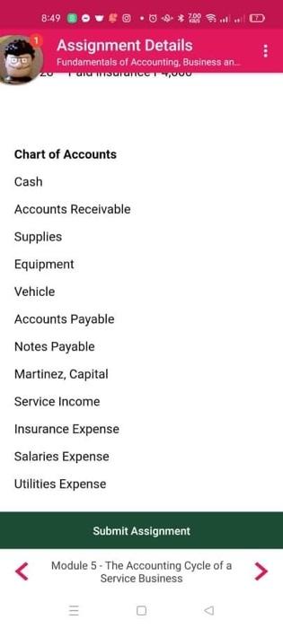 are the transactions that happened for the month of March. Journalize the