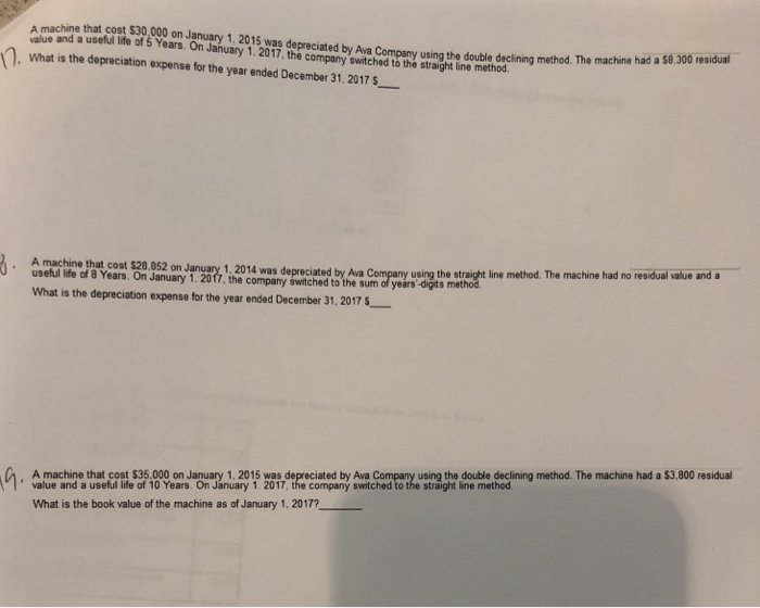  Please show all work so I know how do to them.