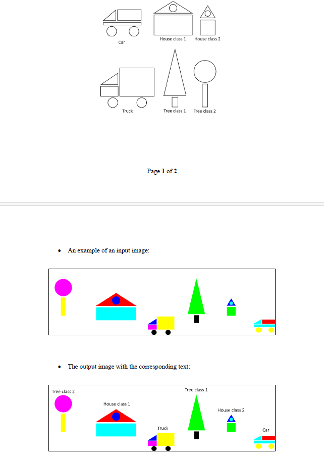  Please implement a program to recognize simple objects and basic shapes