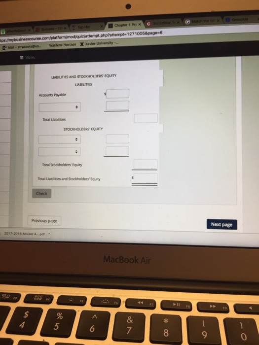 Not complete Marked out of 1.00 Rag question Income Statement, Statement of