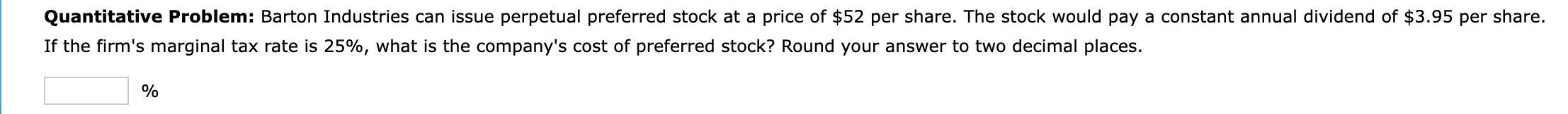 common stock price, P0, is $25.00. If it needs to issue new