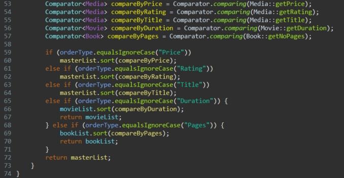 of Java 8 Streams and lambda expression to do this - return