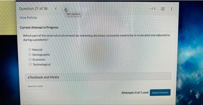 the goals. From a marketing perspective, what element has she missed? Legal