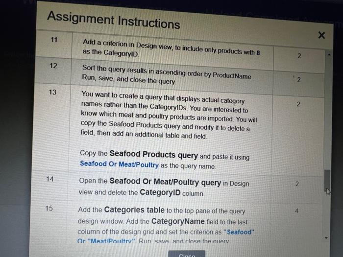 when prompted and accept the table name Suppliers. Do not save the